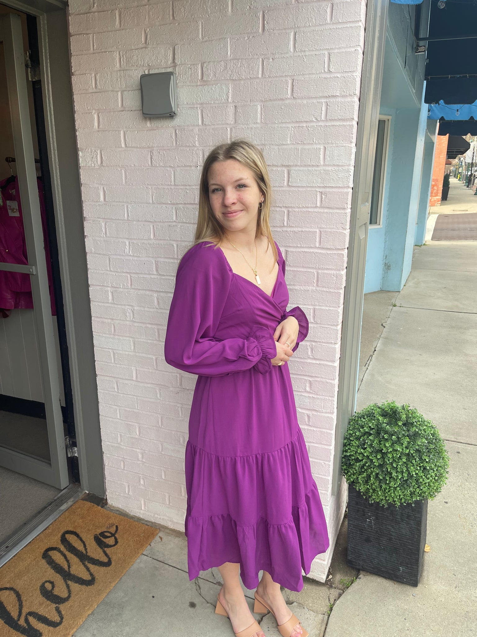 Violet Midi Dress